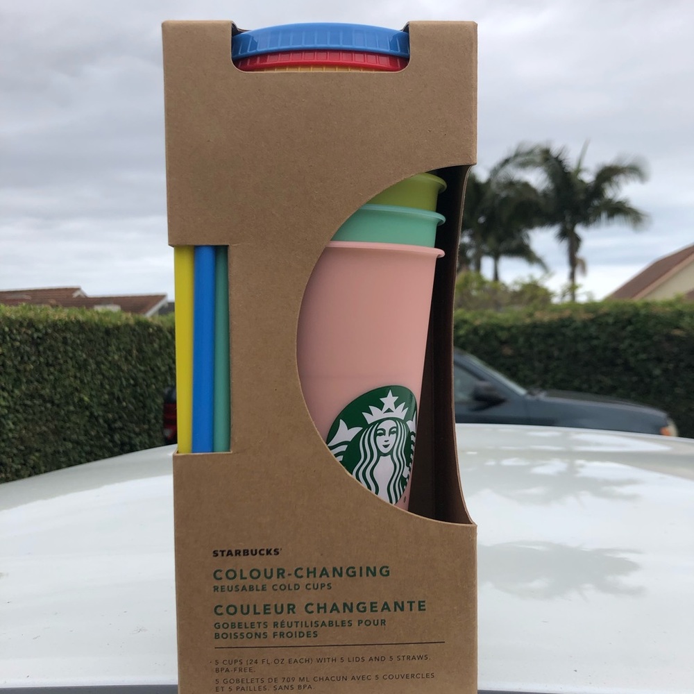 Starbucks color changing cups